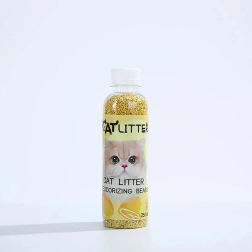Cat Litter Deodorizing Beads Bottle - Odor Eliminator for Comfortable