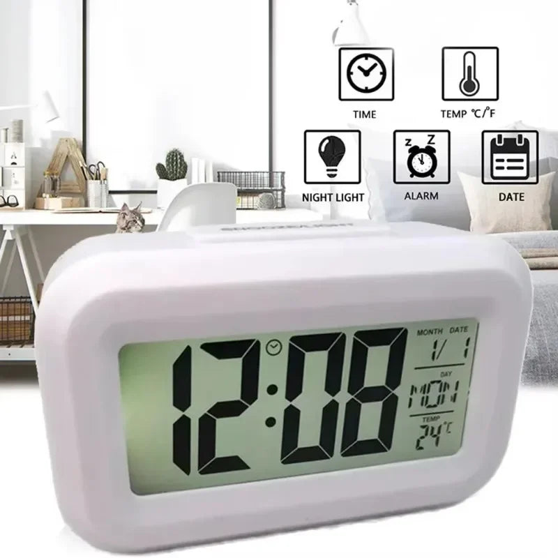 Desk Decorations Table Clock Bedroom Decoration Led Digital Alarm