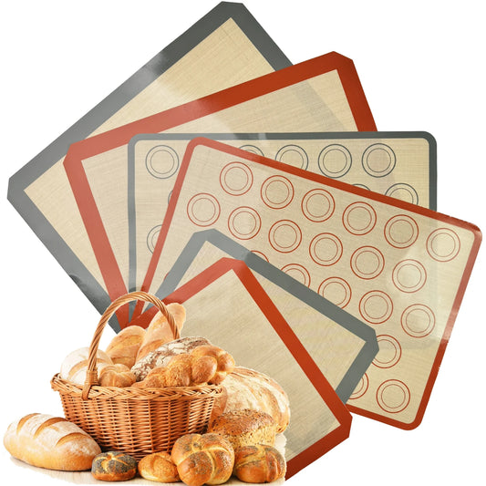 1PC Silicone Baking Mat for Oven, Thin 0.4mm, Reusable Non Stick Heat