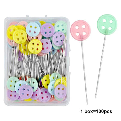 100PCS Clothing Manual Positioning Needle Pin Shaped Sewing