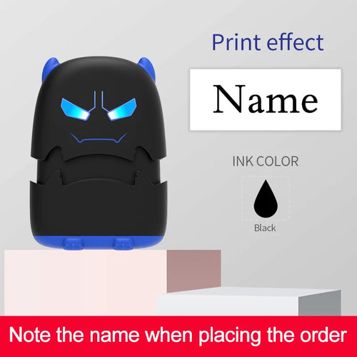 Custom Cartoon Baby Name Stamp Kit - Reusable for Cotton/Modal Clothes