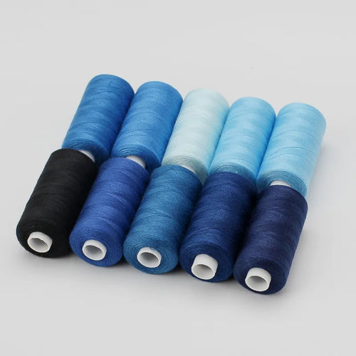 1 Set OF 10 Rolls Polyester 402 Sewing Thread For Manual and