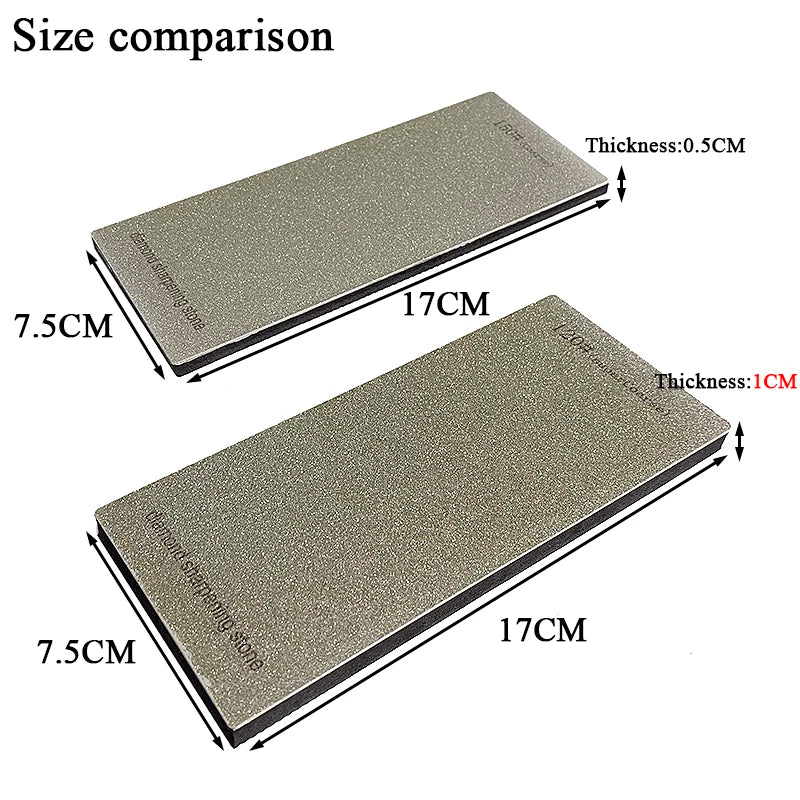 New Thickened Non-slip Base Diamond Stone Kitchen Knife Sharpening