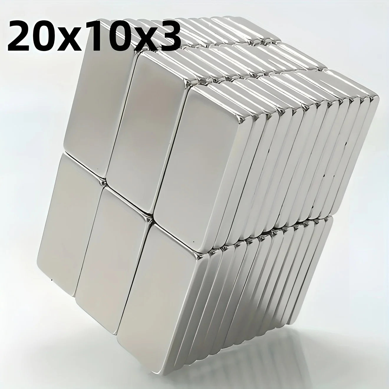 20/50pcs Magnets, 20x10x3mm, Rectangular Magnets for Industrial Use,