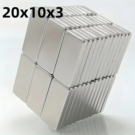 20/50pcs Magnets, 20x10x3mm, Rectangular Magnets for Industrial Use,