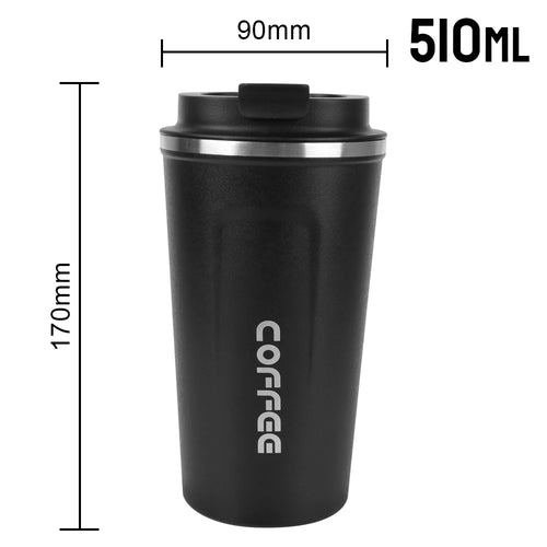 Thermo Cafe Coffee Mug Car Thermos Mug 380/510ML Leak_Proof Travel