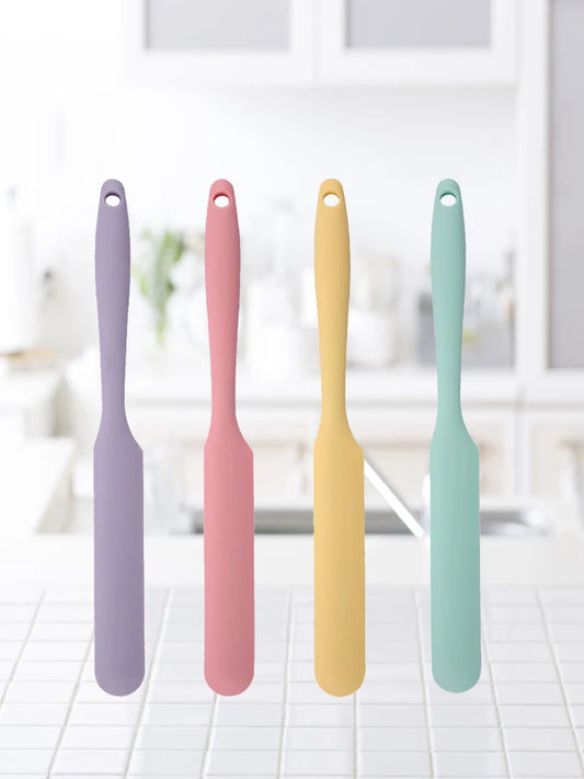 Food Grade Silicone Cream Scraper Household all-in-one Long Cake
