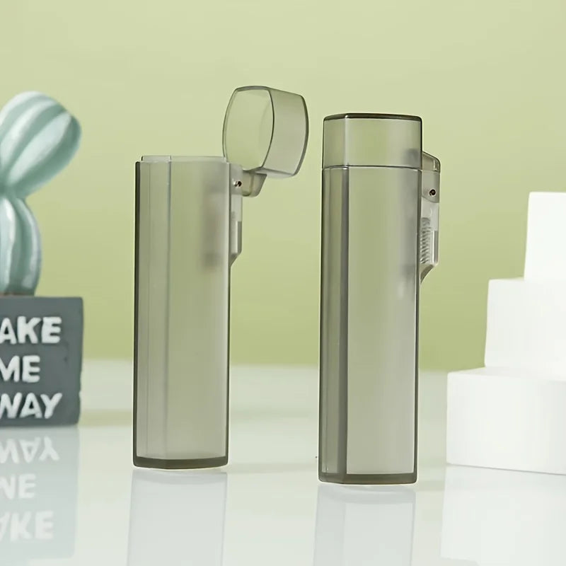 Portable Plastic Toothpick Case - Clear Toothpick Holder for Outdoor