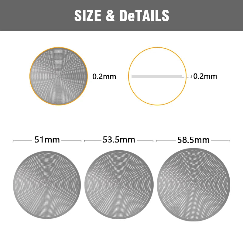 Espresso Puck Screen Coffee Filter Reusable Stainless Steel Holder