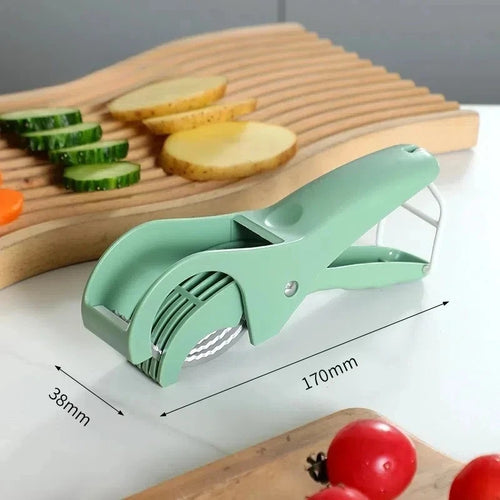 HooFun Kitchen Tools Stainless Steel Vegetable and Fruit Slicer Multi