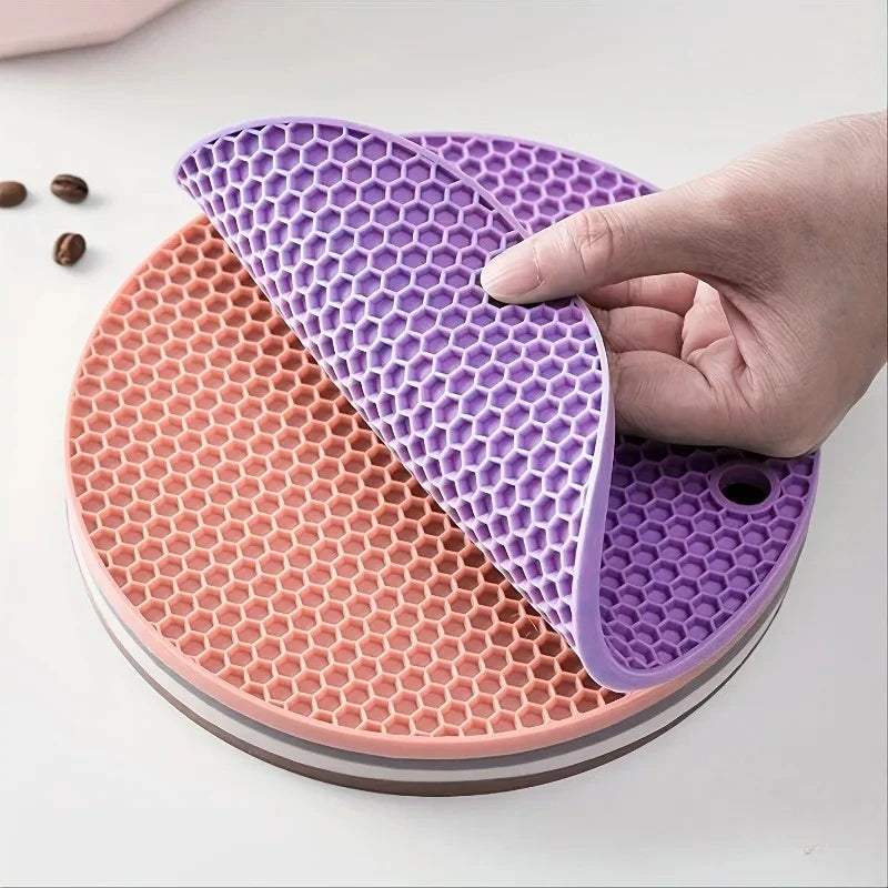 Heat Resistant Silicone Pot Holder Anti Scalding Countertop Protection