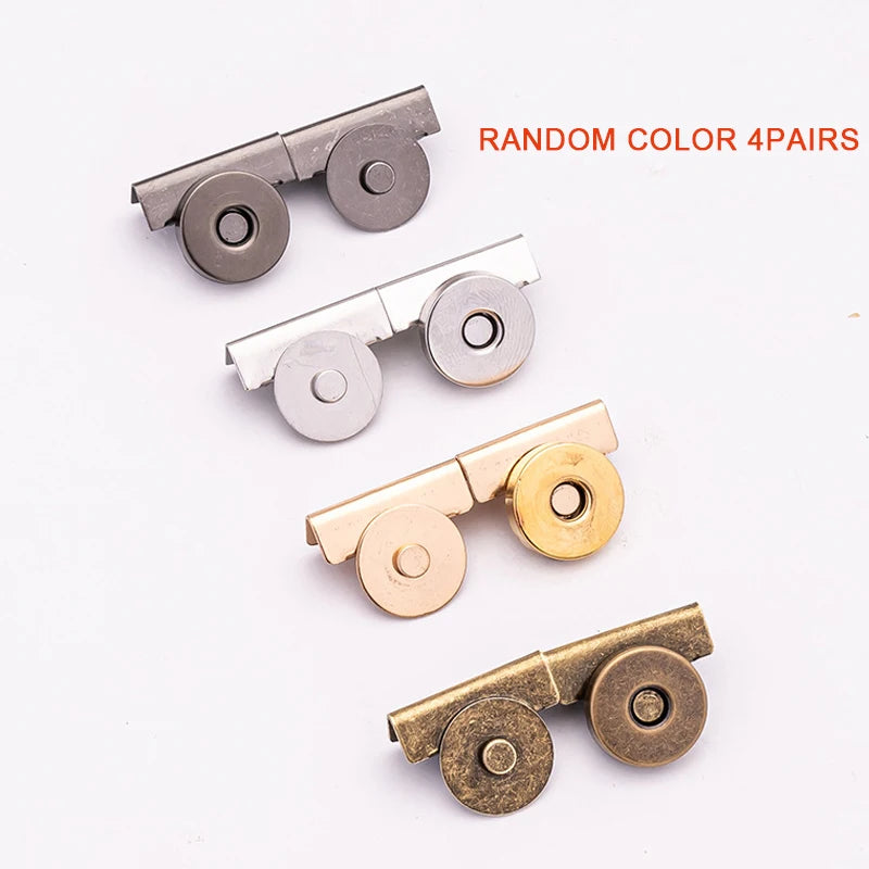 4pairs bag snap accessories magnetic buckle bag snap hidden button