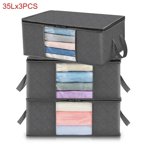 Storage Bags Shopping Suitcase Organizer Large Capacity Clothes