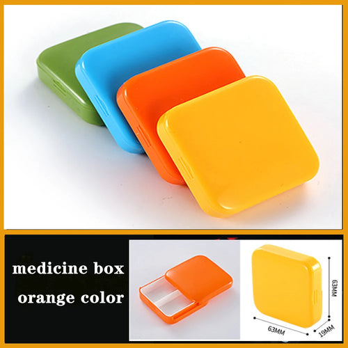 Transparent Plastic box Screw Compartment Box Jewelry Earring Display