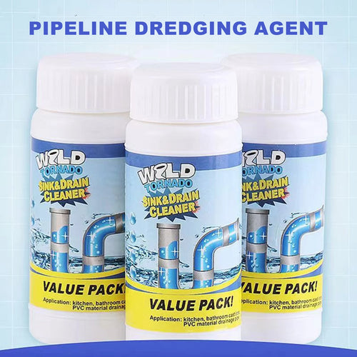 Powerful Sink and Drain Cleaner Powder Fast Acting Portable Powder