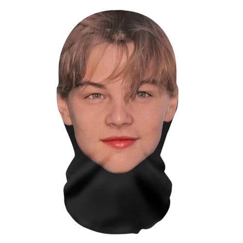 2025 New 3D Printed Mask Funny Mesh Mask Full Face Headwear Elastic