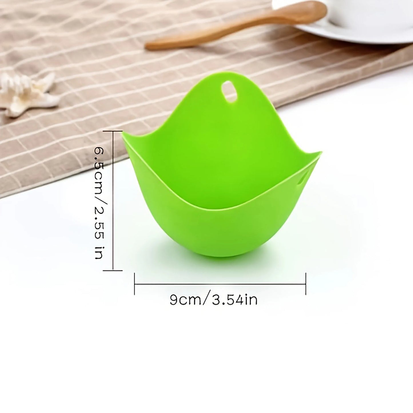 Silicone Egg Poacher Cups Egg Boiler Mold Cup for Microwave Air Fryer