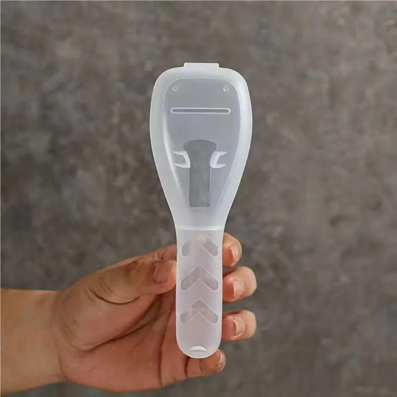 1 PCS Transparent Razor Storage Case Portable Dustproof Lightweight