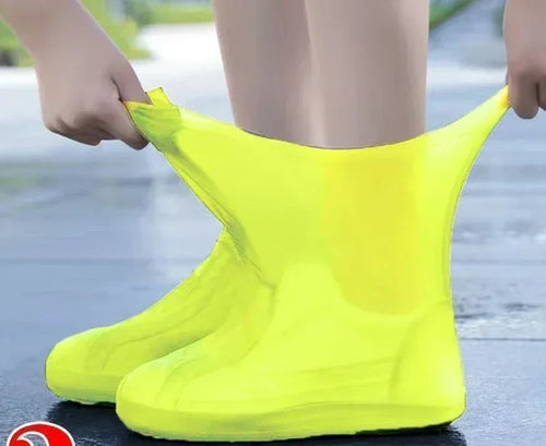 1 Pair latex WaterProof Shoe Covers Lip-resistant Rubber Rain Boot