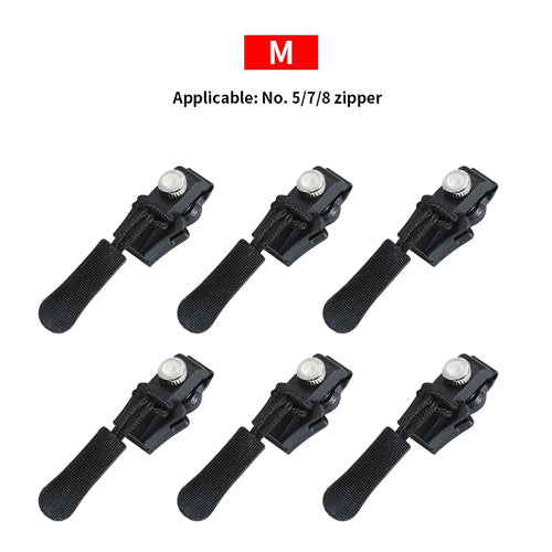 Universal Detachable Metal Zipper Slider Puller Detachable Instant