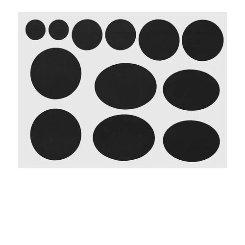 Self Adhesive Black Patches For Down Jackets Pants Clothes Repair