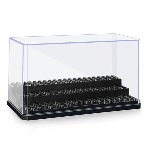 Acrylic Minifigures Display Case, Stackable and Dustproof Building