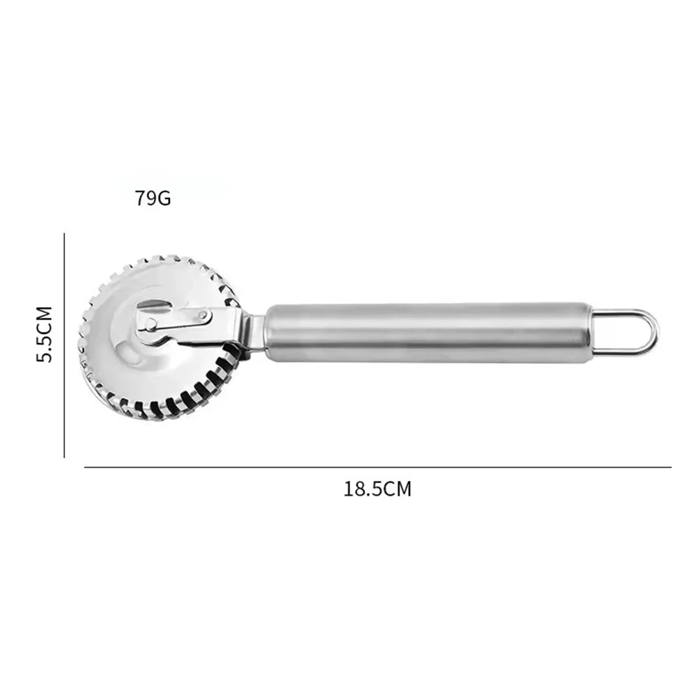 1PC New Arrival Ravioli Cutter  Stainless Steel Wheel, Perfect for