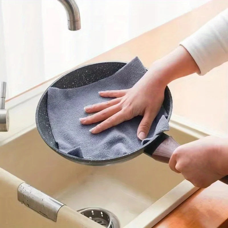 20 Sheets/Roll Microfiber Dishcloth – Multi-Functional Double-Sided