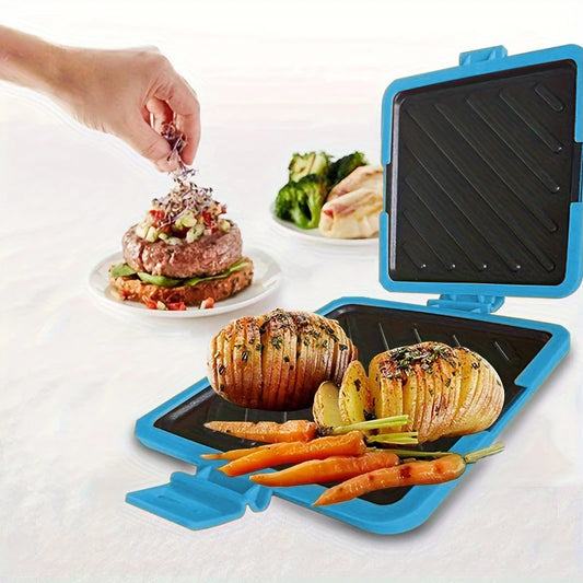 1pc Food Grade Silicone Easy-to-Use Microwave Sandwich Maker with