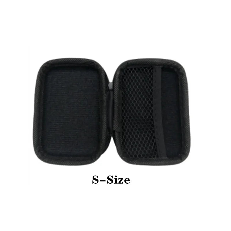 1/2pcs Portable Eva Storage Bag Zipper Pouch Mobile Phone Charger