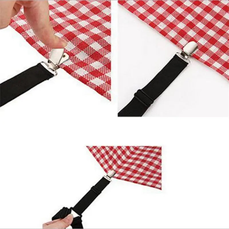 4Pcs/lot Bed Sheet Fasteners Holder Gadgets for Bed Sheet Organizer