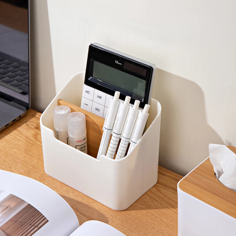 1 Home Desktop Remote Control Storage Box, Can Be Wall Hanging,