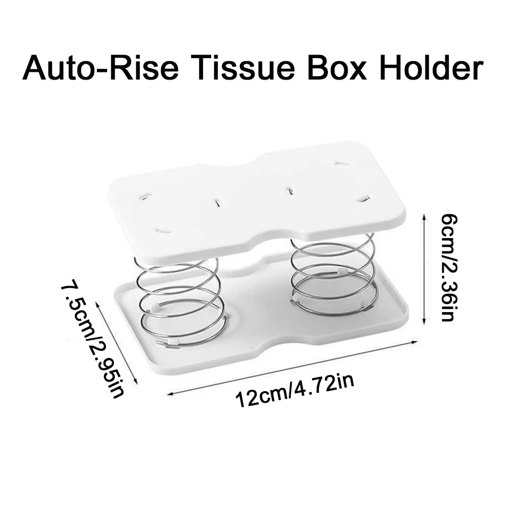 Automatic Tissue Box Tissue Dispenser Spring Loaded Tissue Holder