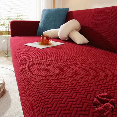 Jacquard Elastic Sofa Cover For Living Room Slipcovers Stretch Polar
