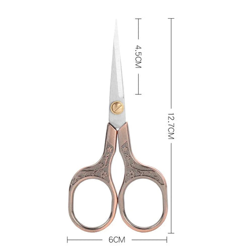 1PC Stainless Steel Vintage Scissors Sewing Fabric Cutter Embroidery