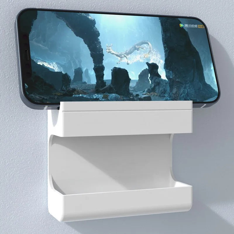 Multi-functional Wall-mounted Organizer for Remote Controls and Mobile