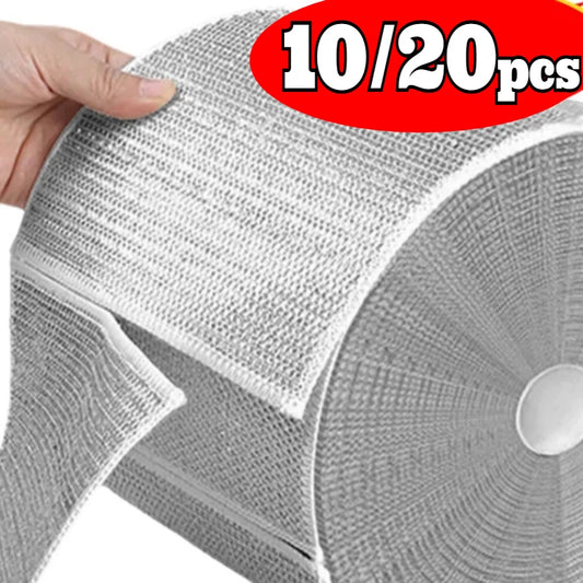 20/5pcs Reusable Wire Dishwashing Rags - Non-Scratch Multi purpose