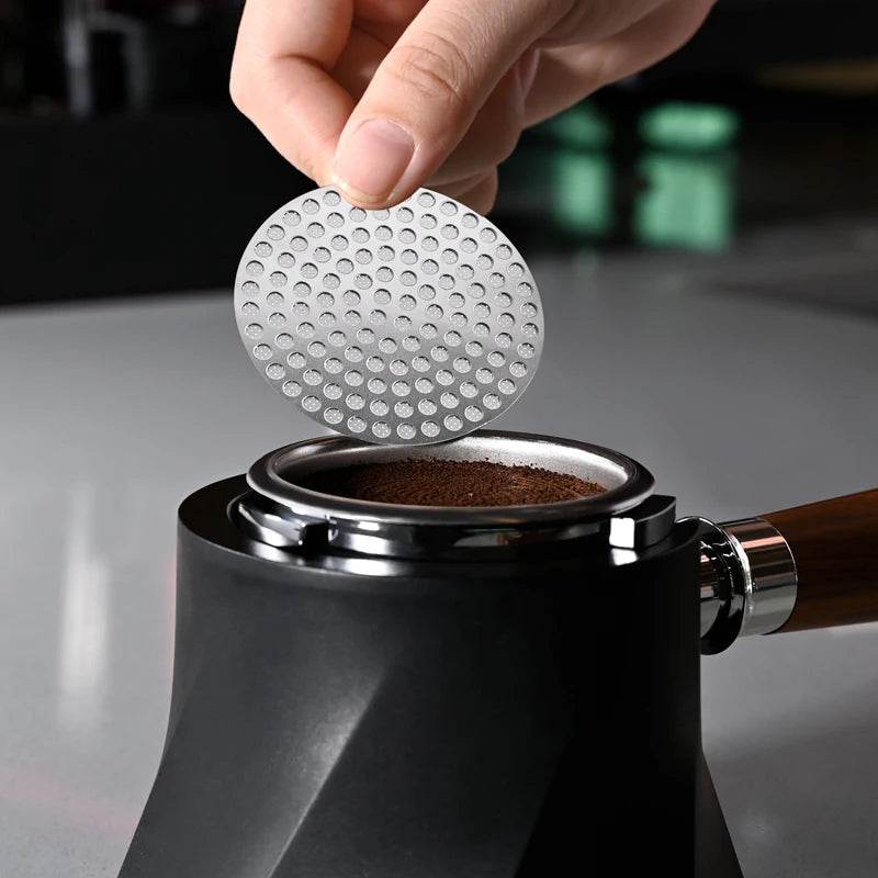 51/53/58mm Reusable Coffee Puck Screen 304 Stainless steel Double
