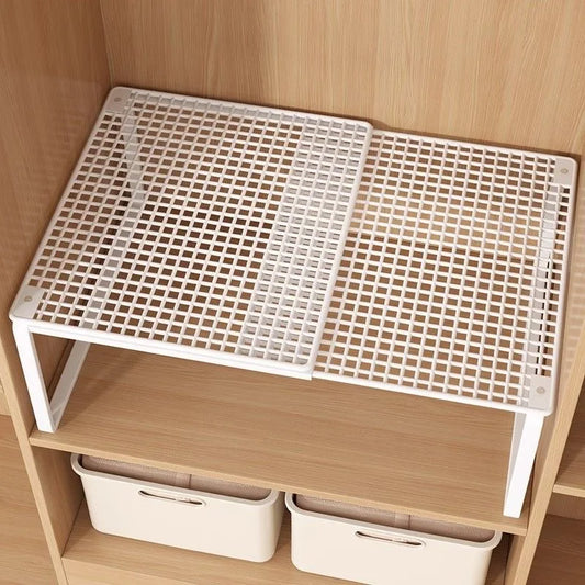 Retractable Wardrobe Storage Layered Organizer, Clothes Rack Internal