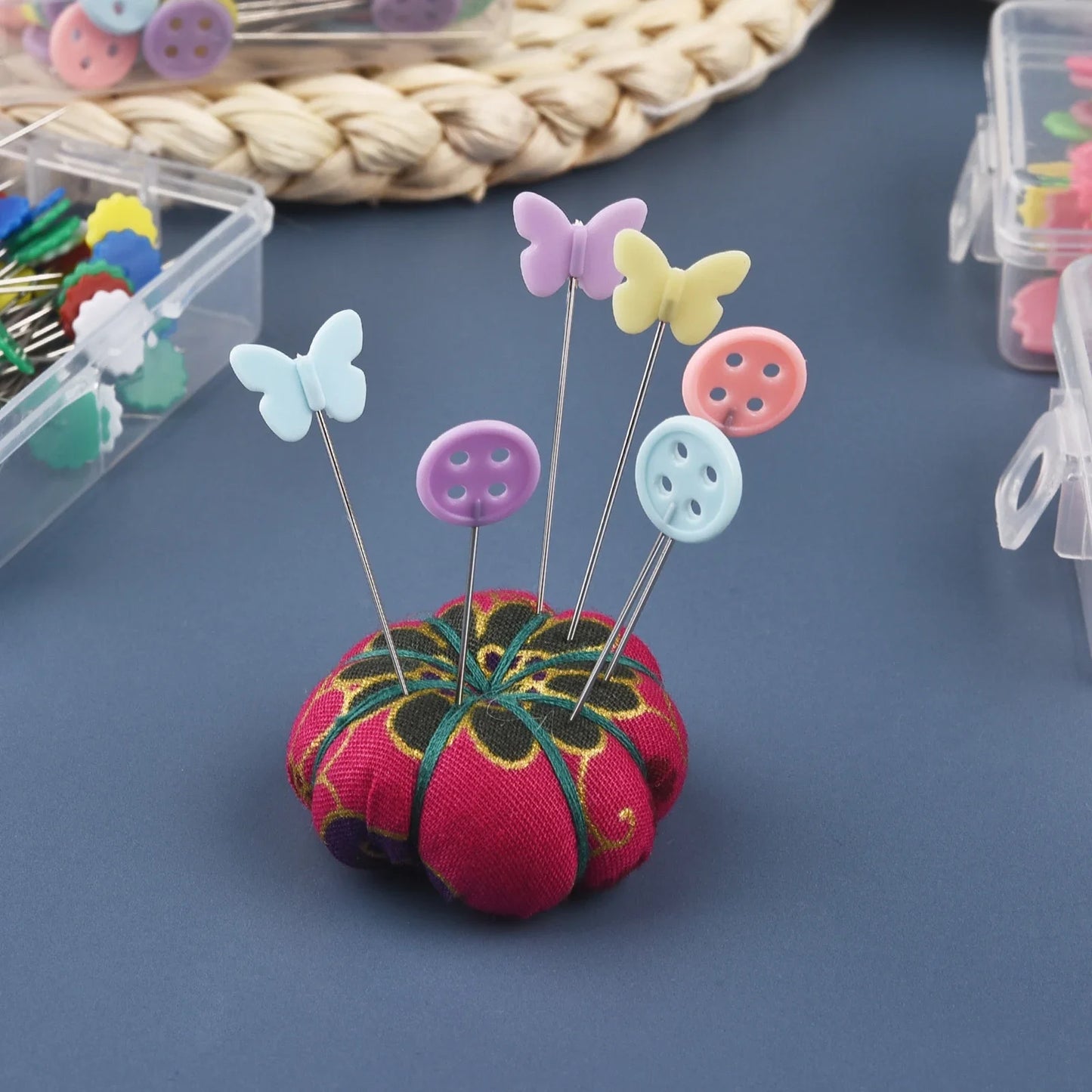 New Dressmaking Pins Embroidery Patchwork Tools Fixed Pin Button Pin