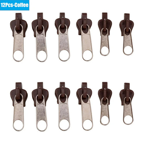 6/36pcs Fix Zip Puller Universal Instant Zippers Fix Zipper Repair Kit