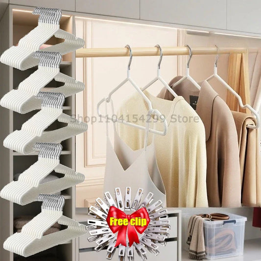Non Marking Clothes Hangers for Home Use Non Slip Drying Hangers Metal