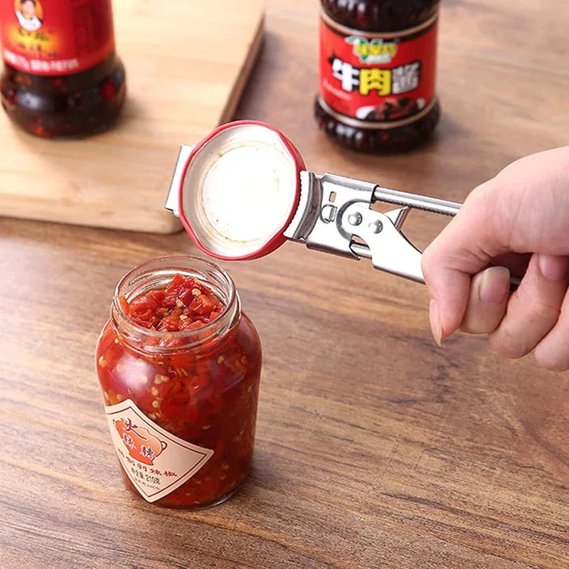 Stainless Steel Adjustable Multi Function Labor Saving Bottle Jar Can