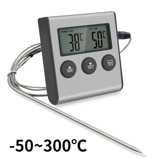 Tp700 Digital Remote Wireless Food Kitchen Oven Thermometer Probe For