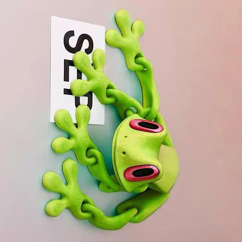 3D Printing Simulation Tree Frog Joint Movable Frog Ornaments Kitchen