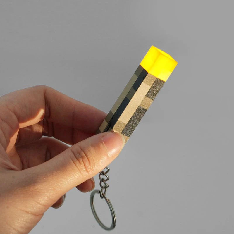 Mini Rechargeable Flashlight Keychain | Plastic Material Game Model