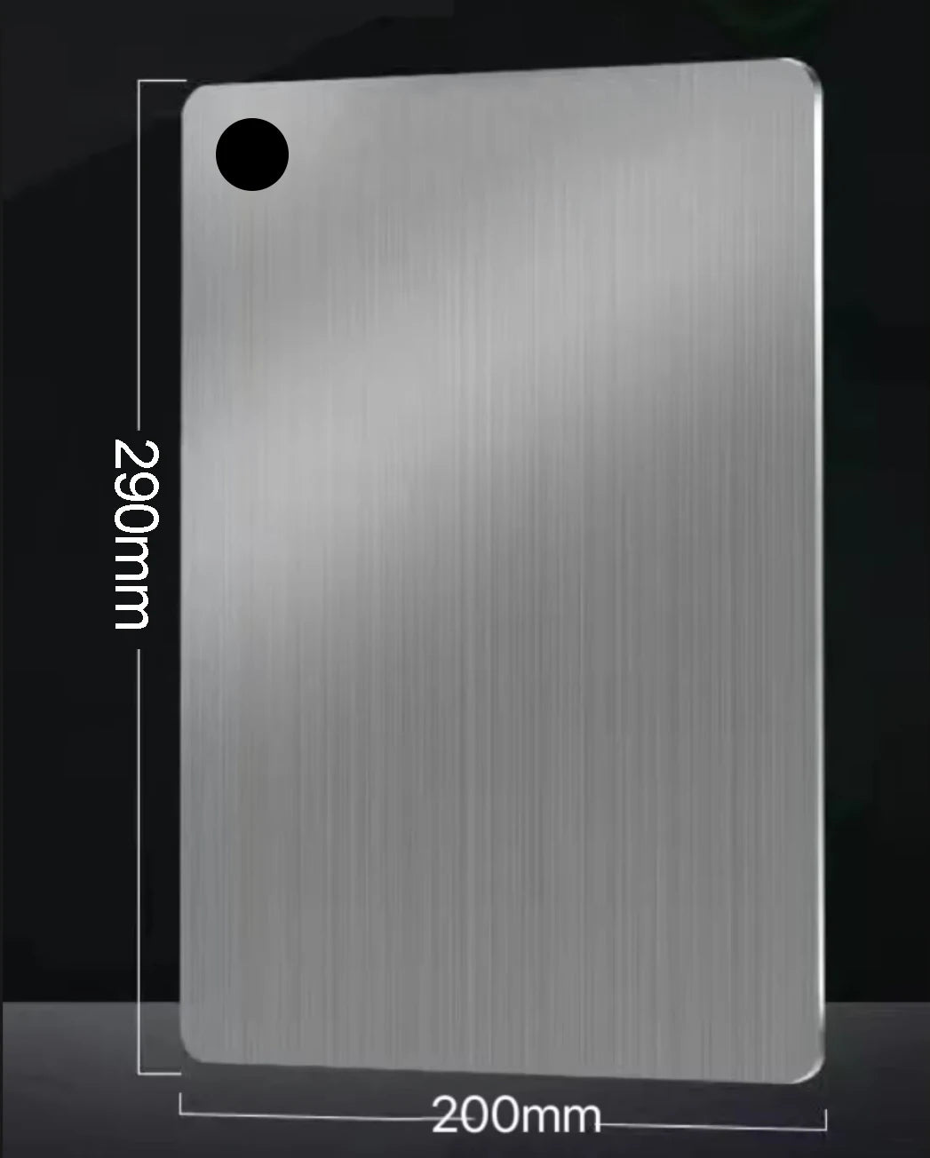 5 Size 304 Stainless Steel Thickened Cutting Board Antibacterial