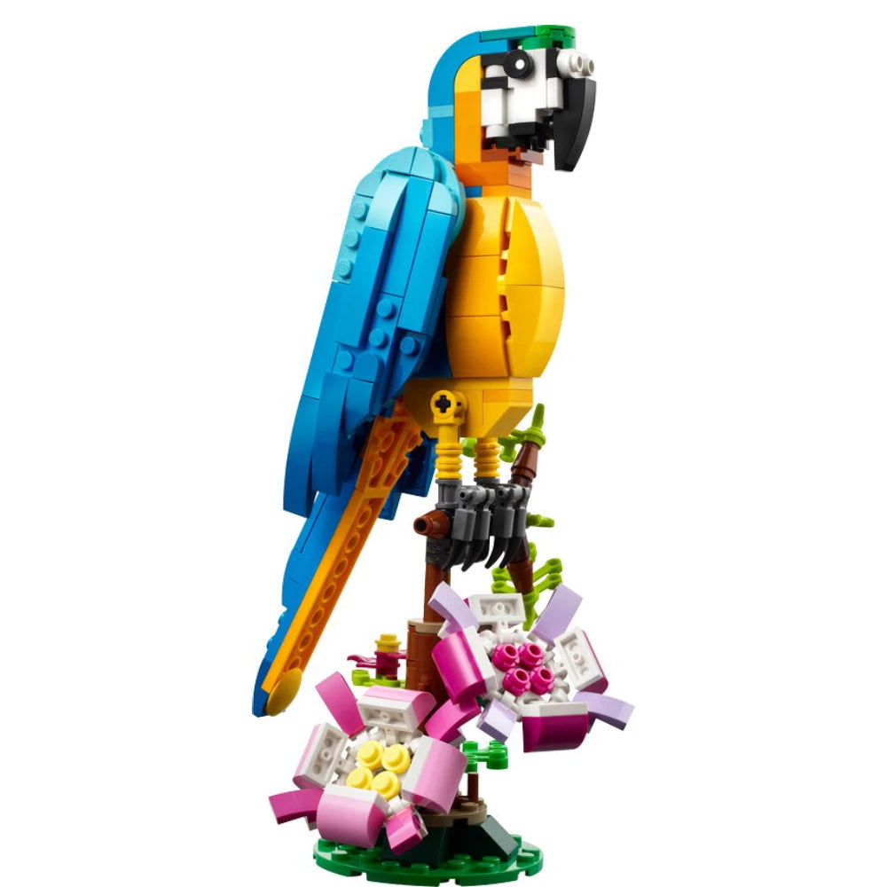 3 in 1 Parrot Building Toy Set, Transforms to 3 Different Animal