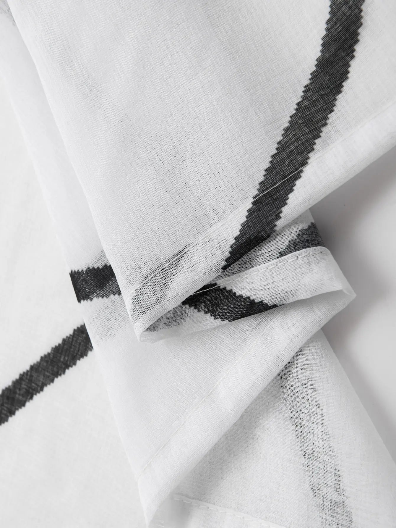 Clearance_Sheer Curtains White Korean Simple Mesh Veil for Living