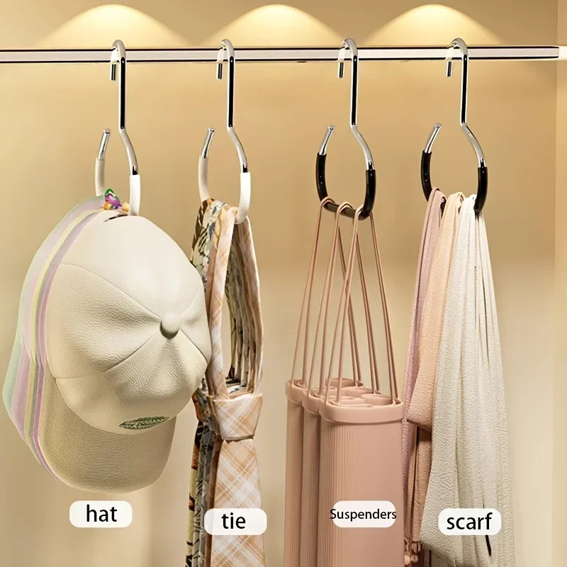 Versatile Round Hook - Perfect for Hats Ties Scarves & Bags Strong